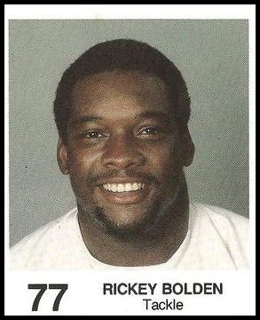 19 Rickey Bolden